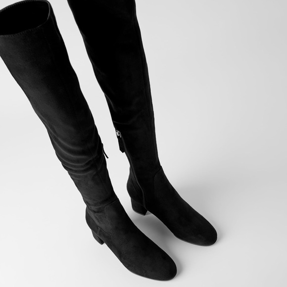 Zara Thigh High Boots - Picture 2 of 6